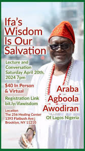 Àràbà Awodiran - Traditional Protocol